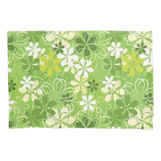 Illustratie kleurrijke kunst Natuur Floral Pattern Kussensloop (Voorkant)