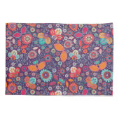 Illustratie kleurrijke kunst Natuur Floral Pattern Kussensloop (Achterkant)