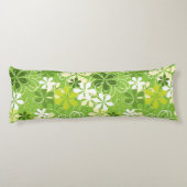 Illustratie kleurrijke kunst Natuur Floral Pattern Lichaamskussen (Achterkant)