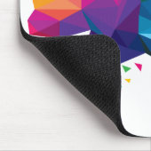 Illustratie kleurrijke rhino muismat (Hoek)