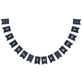 Illustratie: Knot Bunting Banner Flags - marine