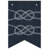 Illustratie: Knot Bunting Banner Flags - marine (Eerste vlag)