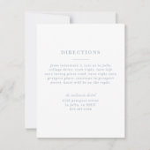 Illustratie Knot Directions Kaart - blauw (Voorkant)