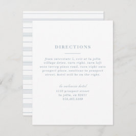 Illustratie Knot Directions Kaart - blauw