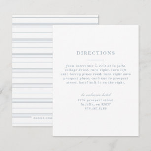 Illustratie Knot Directions Kaart - blauw