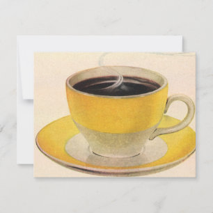  illustratie koffie in een Gele Cup