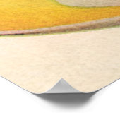 illustratie koffie in een Gele Cup Poster (Hoek)