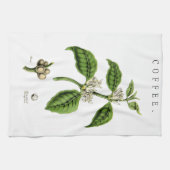 Illustratie  koffie-Plant Theedoek (Horizontaal)