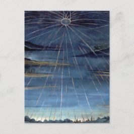  illustratie komeet boek Mitternachtssonne Briefkaart