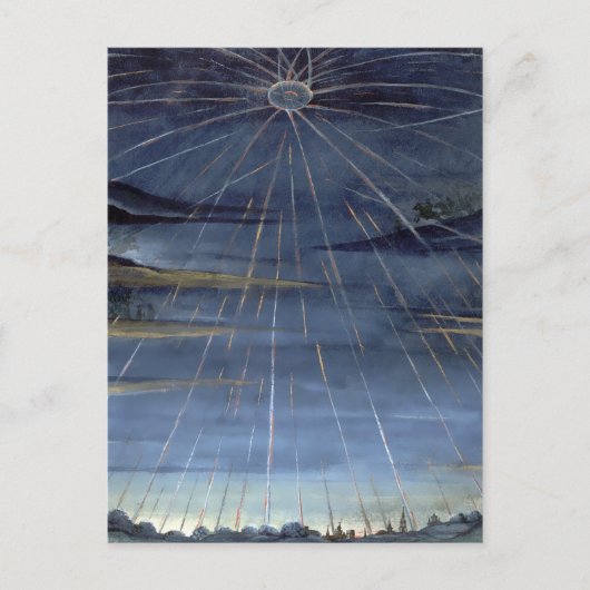  illustratie komeet boek Mitternachtssonne Briefkaart (Voorkant)