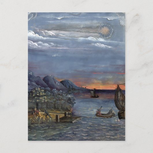  illustratie kometboek Argentum Briefkaart (Voorkant)