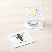 Illustratie koningin bij klassieke tekening kartonnen onderzetters (Insitu)