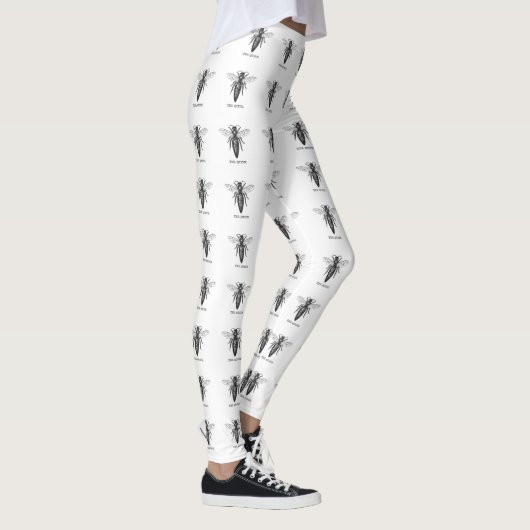 Illustratie koningin bij klassieke tekening leggings (Rechts)