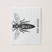 Illustratie koningin bij klassieke tekening legpuzzel (Verticaal)