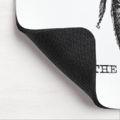 Illustratie koningin bij klassieke tekening muismat (Hoek)