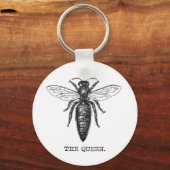 Illustratie koningin bij klassieke tekening sleutelhanger (Voorkant)