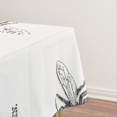 Illustratie koningin bij klassieke tekening tafelkleed (Voorbeeld)