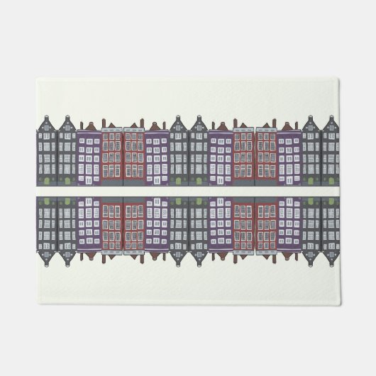 Illustratie kunstarchitectuur Amsterdam City Deurmat (Voorkant)