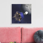 Illustratie kunstenaar canvas afdruk (Insitu (Woonkamer))