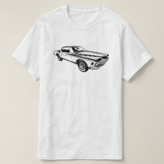 Illustratie kunstwerk Buick Riviera GS 1971 voorzi T-shirt
