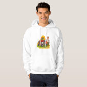 Illustratie Kunstwerk Hoodie (Voorkant volledig)