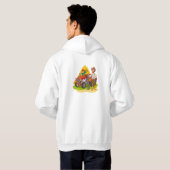 Illustratie Kunstwerk Hoodie (Achterkant volledig)