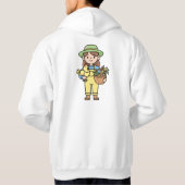 Illustratie Kunstwerk Hoodie (Achterkant)