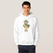 Illustratie Kunstwerk Hoodie (Voorkant volledig)
