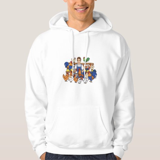 Illustratie Kunstwerk Hoodie (Voorkant)