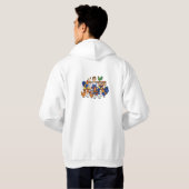 Illustratie Kunstwerk Hoodie (Achterkant volledig)