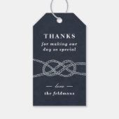 Illustratie: Label van het Knot Wedding Favor - ma Cadeaulabel (Voorkant)