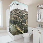 Illustratie: Landschapskunst van Toledo, Spanje Douchegordijn (In situ)