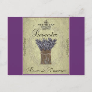 Illustratie lavender nr. 2 briefkaart