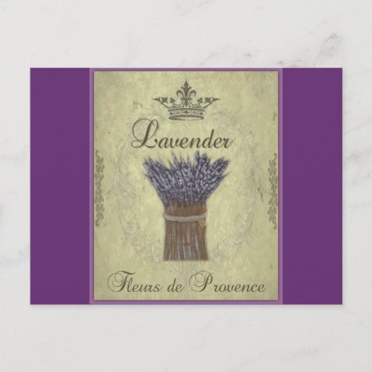 Illustratie lavender nr. 2 briefkaart (Voorkant)