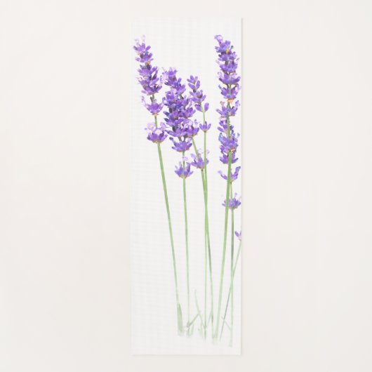 Illustratie lavender yogamat (Voorkant)