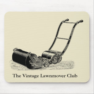 ILLUSTRATIE Lawn Mower Custom Mousepad Muismat