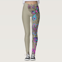 Illustratie - Leggings bloemen / Florals