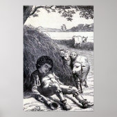  illustratie "Little Boy Blue" Poster (Voorkant)