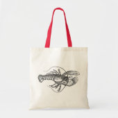  illustratie Lobster Tote Bag (Voorkant)