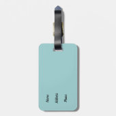 Illustratie Londen City Bagagelabel (Achterkant verticaal)