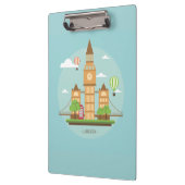 Illustratie Londen City Klembord (Links)