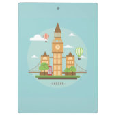 Illustratie Londen City Klembord (Achterkant)