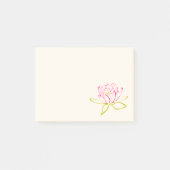 Illustratie Lotus Flower/Water Lily Post-it® Notes (Voorkant)