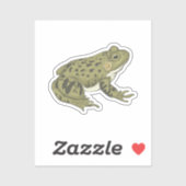 Illustratie luipaardkikker sticker (Vel)