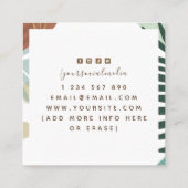 Illustratie Man van Boho Pottery Pastel Colour Min Vierkante Visitekaartje (Achterkant)