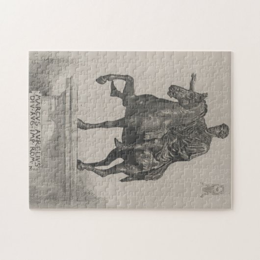 Illustratie  Marcus Aurelius beeld (1889) Legpuzzel (Horizontaal)
