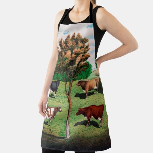 Illustratie  melkkoe schort (Insitu)