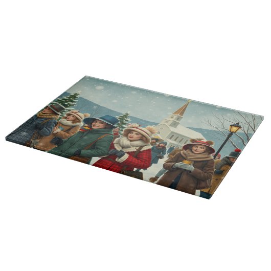 illustratie Mensen die de kerk verlaten Snijplank (Hoek)