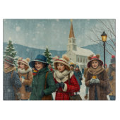  illustratie Mensen die de kerk verlaten Snijplank (Voorkant)