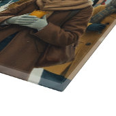  illustratie Mensen die de kerk verlaten Snijplank (Hoek)